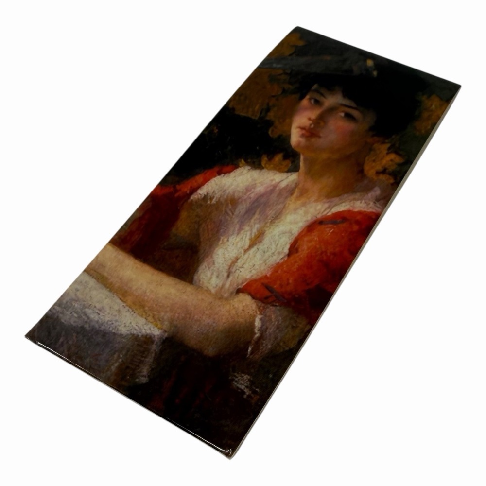 Frank Weston Benson 'Red and Gold' Magnetic Bookmark